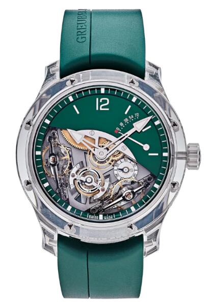 Review Greubel Forsey Double Balancier Green Sapphire watch